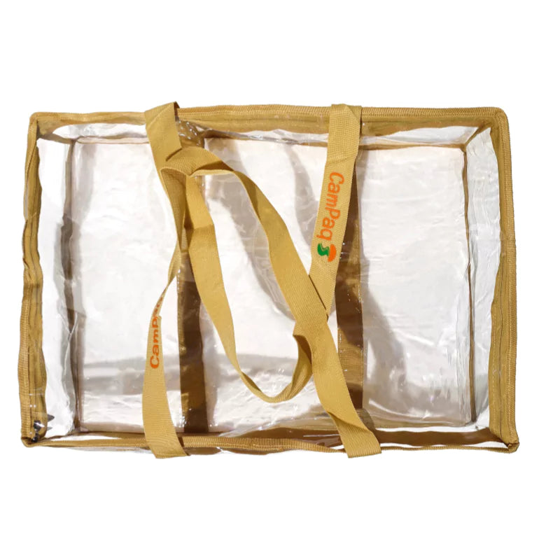 Sand clear under bed storage bag top view empty